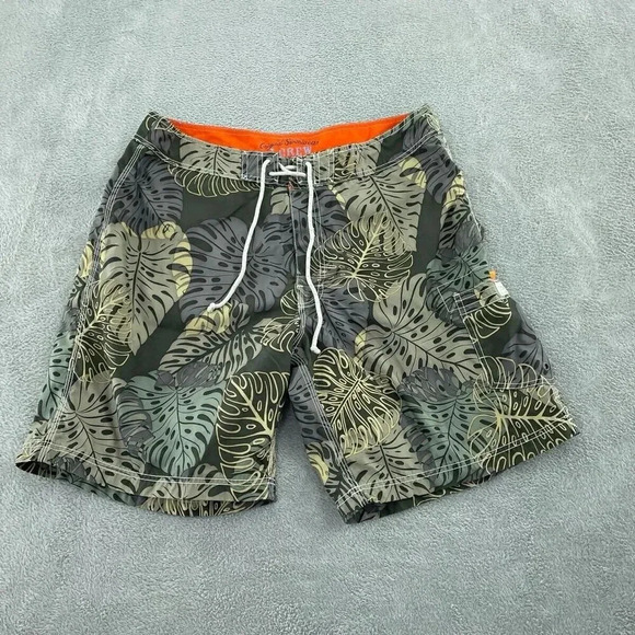J. Crew Mens Original Swimwear Tropical Print Size 36 4708 - Picture 1 of 9
